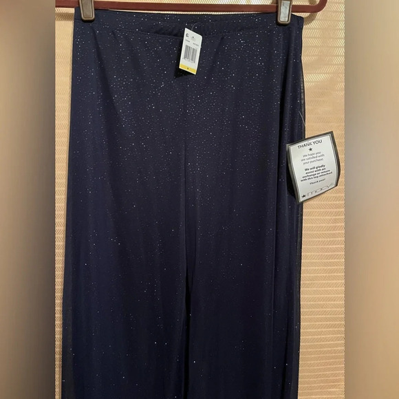 MSK~ NAVY PALAZZO~STUNNING ~MACY’S~ M - Picture 2 of 7
